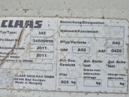 Bild 6:Claas Corto 270 FN Frontmähwerk - Bj. 2011 - Top Zustand