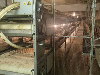 Bild 9:Hühnerstallaufstallung und Fütterungstechnik