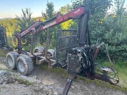 Forstanhänger Patu (Kesla) 110HD+925 Kran