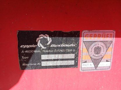 Bild 2:Silomaschine, Silohäcksler Epple Hochsilo Blasius 930