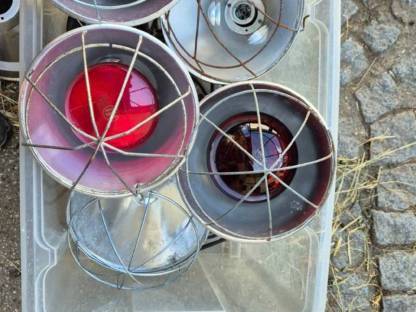 Bild 3:Infrarot-Wärmelampen