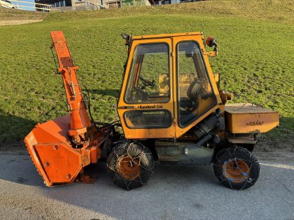 RASANT KT 1900 Geräteträger mit Schneefräse