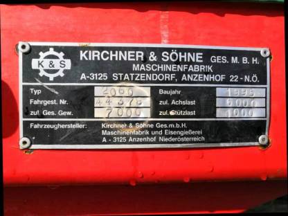 Bild 4:Kirchner Miststreuer 2060