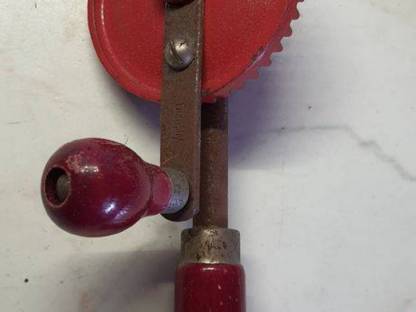 Antike Handbohrmaschine