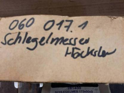 Bild 3:Schlegelmesser Strohhäcksler