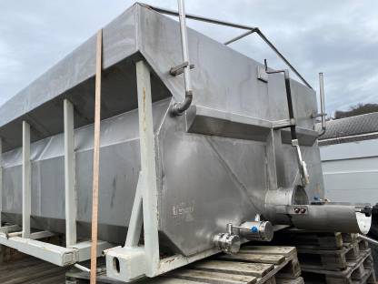 Transport Trauben Maische Wanne