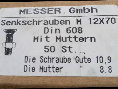 Bild 2:Pflug Schar Schrauben 12x70 Güte 10.9