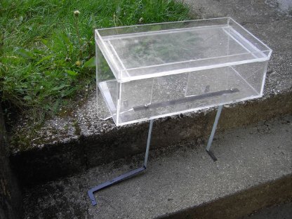 Lindner Geo 73 Ablagefach Sonderanfertigung aus Plexiglas