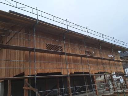 Bild 2:Fassadengerüst