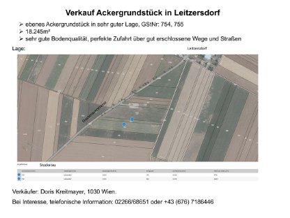 Acker in Leitzersdorf zu verkaufen - 1,8 ha