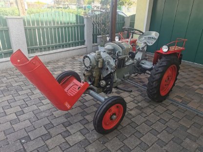 Bild 4:Lindner-Traktor SD 21, Bj. 1955, fahrbereit