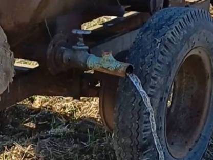 Bild 4:Scheiterwagen Holzwagen Wassertank Kombination