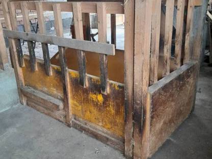 Bild 3:Futtertisch Futterraufe Schafe Ziegen