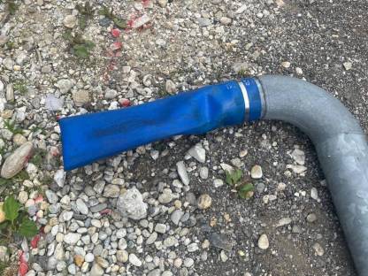 Bild 2:Verzinkter Gülleturm/Gülledom