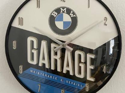 Bild 2:Bmw Garage Wanduhr 31cm Durchmesser