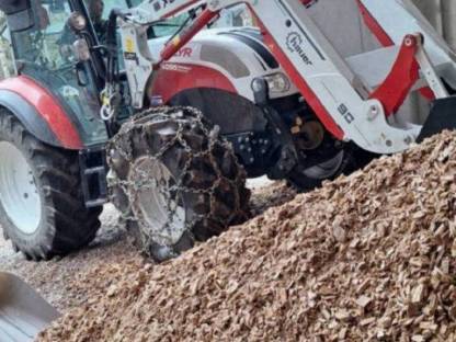 Bild 4:Hackschnitzel belüftet