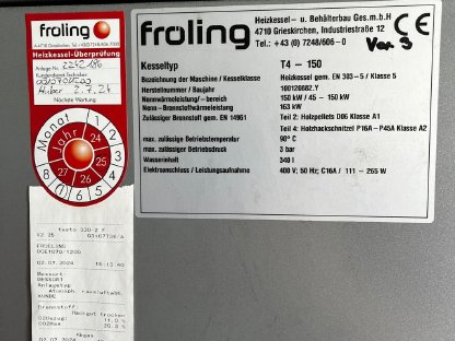 Bild 3:Hackgutheizung Fröling T4-150