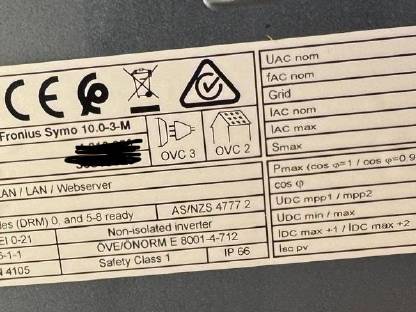 Bild 2:Fronius Symo 10.0-3-M