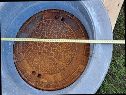 Bild 4:Schachtabdeckung B125 ohne Ventilation