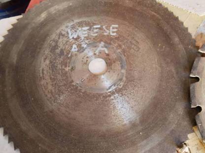 Bild 4:Sägeblätter