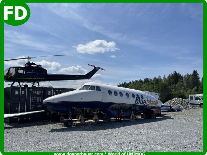 Jetstream 3200 , echtes Flugzeug für Deko , Blickfang ,