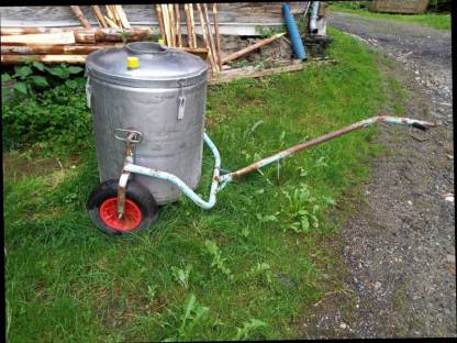 Milchtank und Kühlung