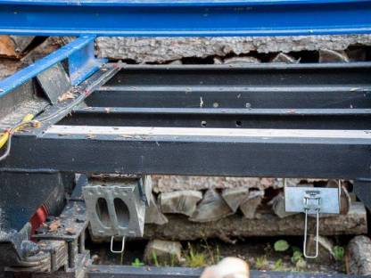 Bild 5:Holzanhänger, Rungenanhänger, Anhänger, Drehschemelanhänger