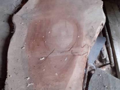 Bild 2:Apfelholz Pfosten