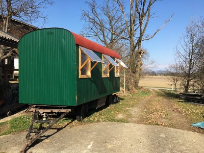 Mobiler Hühnerstall Bauwagen