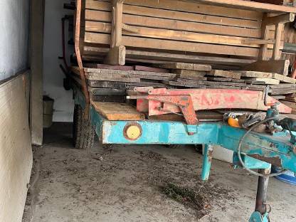 Bild 5:Motormäher, Erdäpfelroder und -legemaschine, Fahrgestell