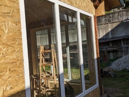 Fenster Fixverglasung für Loggia, Wintergarten & Co