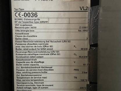 Bild 6:Holzvergaser Viessmann Vitolig 200