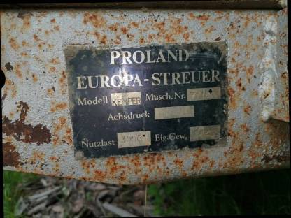 Bild 7:Miststreuer Kemper Europa 3.500 kg