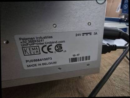 Bild 4:Peleman digitaler Foliendrucker Druckerei