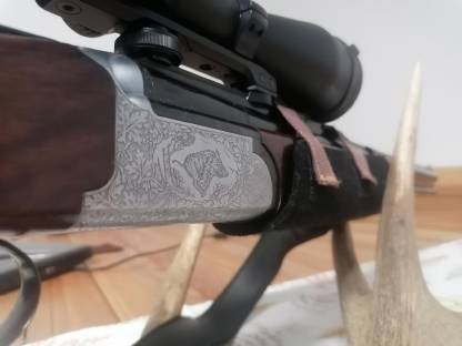 Gewehr kombiniert: Sabatti Master Light Luxus New Opto Wood