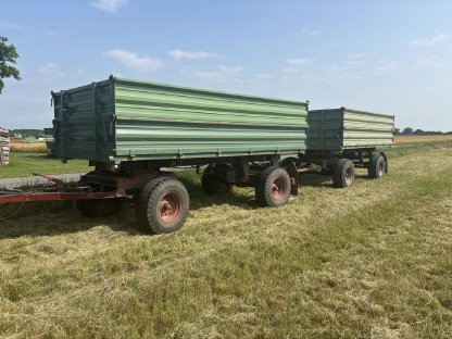 Verkaufe 2 Seitenkipperanhänger mit je 8 t Nutzlast