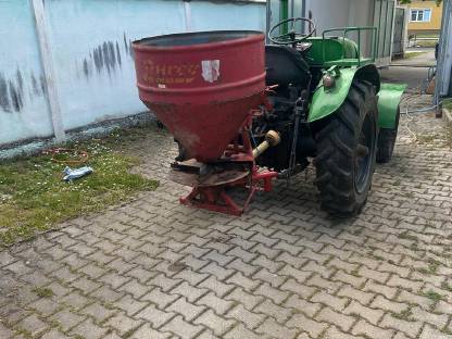 Bild 2:Burco Ein-Teller-Düngerstreuer