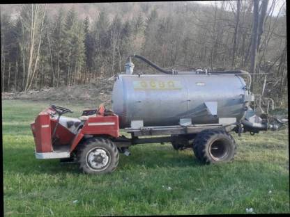 Muli T3500 S4 mit Aufbaugüllefass