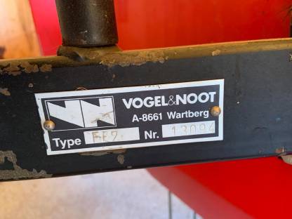 Bild 2:Vogel & Noot Bandrechen 3-reihig 1,80 m zu Aebi