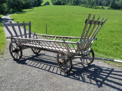 Leiter-Heuwagen