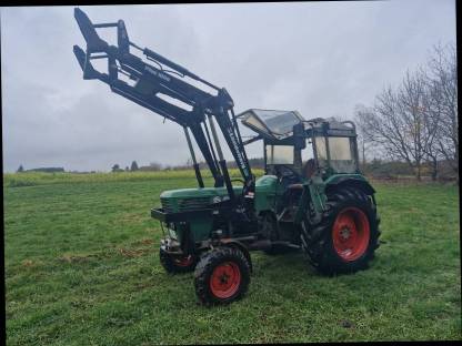 Bild 6:Deutz 6006 mit Industriefrontlader, Servolenkung