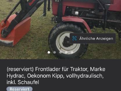 Bild 3:Hydrak Ökonorm Vollhydraulischer Frontlader