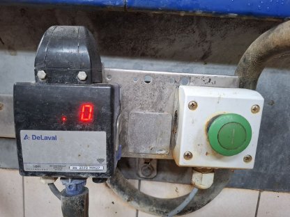 Bild 3:Tandem Melkstand DeLaval