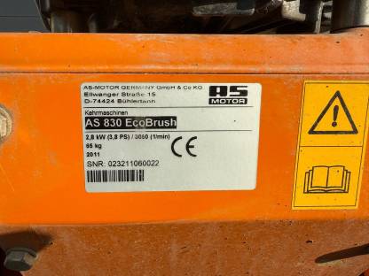 Bild 5:Kehrmaschine AS 830 EcoBrush