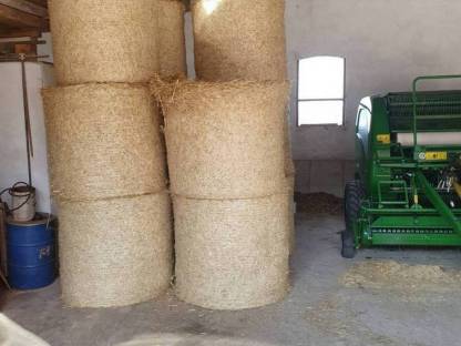 Strohballen Gerste, Roggen, Stroh, Futterstroh