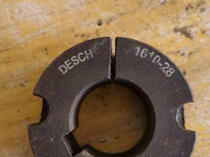 Bild 3:Kettenräder und Konusklemmbuchsen