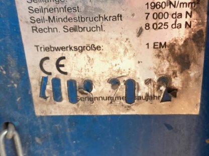 Bild 3:Verkaufe Seilwinde 3,5 t