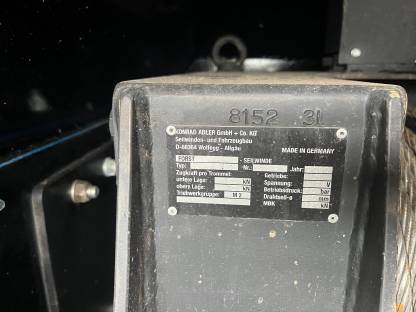 Bild 2:Seilmaschine Harvester Rottne H20