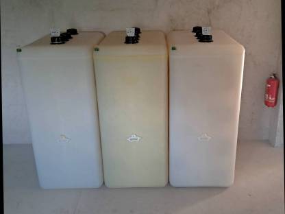 Hoftankstelle - Diesellagertank 3×1.000 l doppelwandig