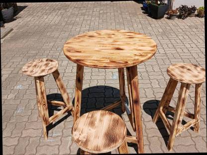 Bild 3:Stehtisch, Barhocker, Apfel-Steigerl